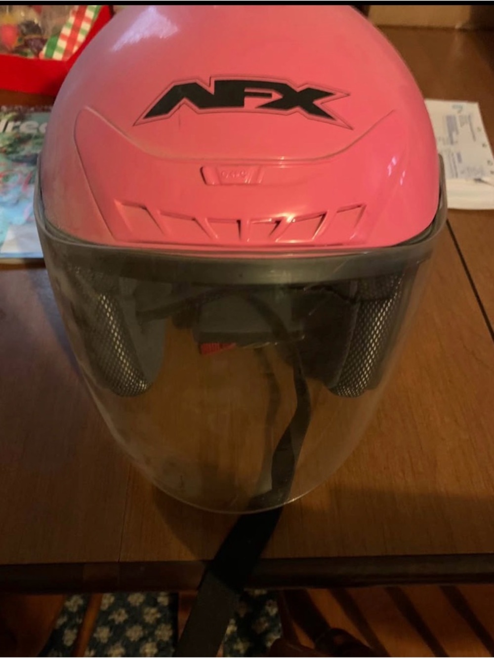 Pink Open-Face Helmet for Women